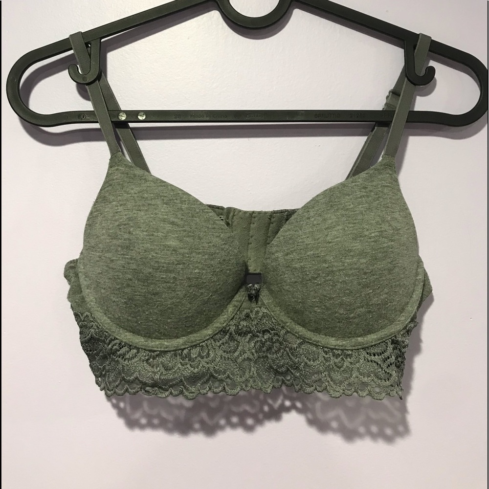 Heather gray push-up